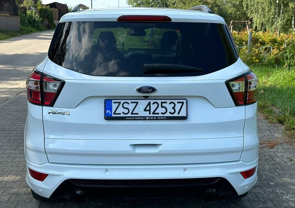 Ford Kuga cena 84900 przebieg: 172000, rok produkcji 2018 z Szczecinek małe 326